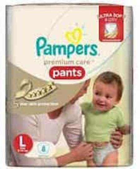 Pampers Diaper Pants Large 8 Pieces